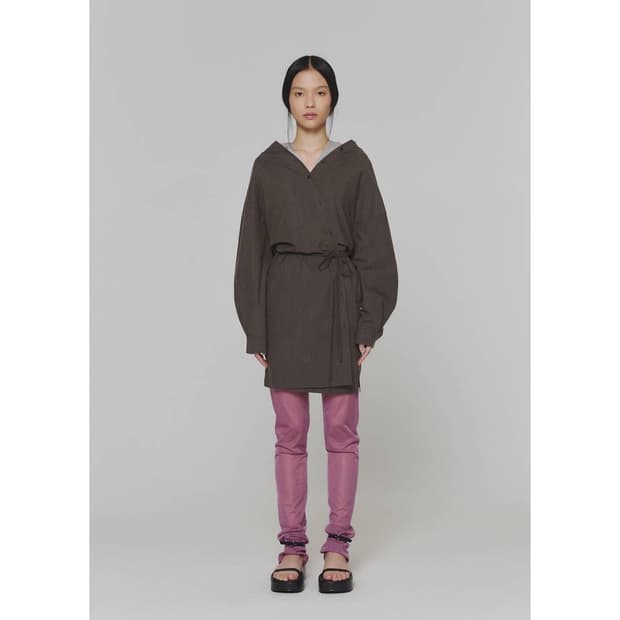 아모멘토 25SS Stripe Shirts Dress (2 Colors)