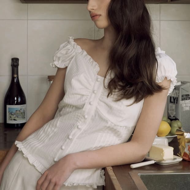 라츠유 Ella blouses m사이즈