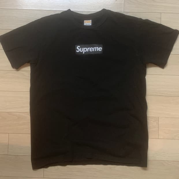 슈프림 박스로고 반팔 블랙 급처