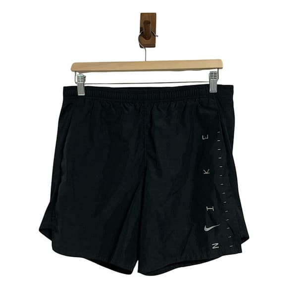 나이키 스우시 블랙 우븐 반바지 팬츠 M