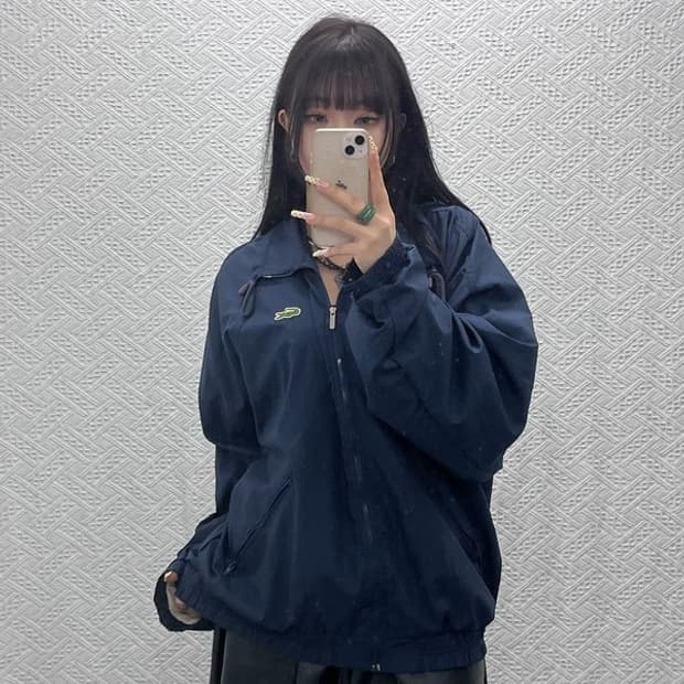 라코스테 스포츠 올드스쿨 테크웨어 블루종 워크 자켓 5 C09858