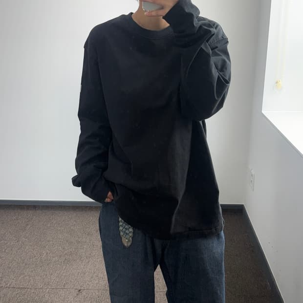 Snow peak 스노우피크 블랙 롱슬리브