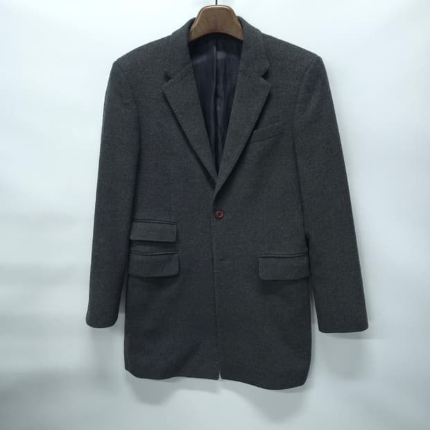 인터메조 여성 울 캐시미어 롱블레이저 66