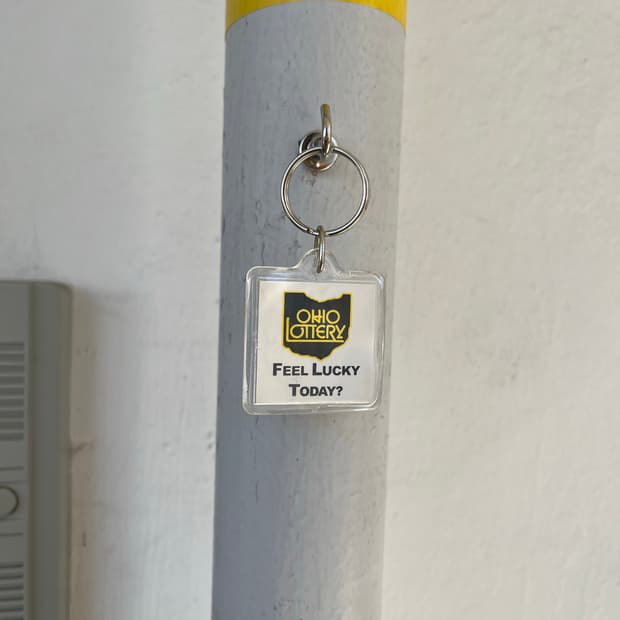 Ohio Lottery Promo Keyring