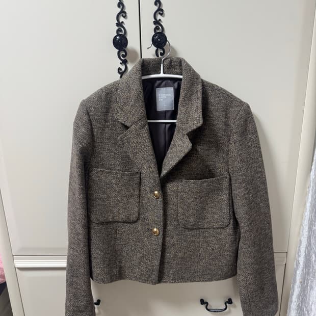 8세컨즈 브라운 자켓