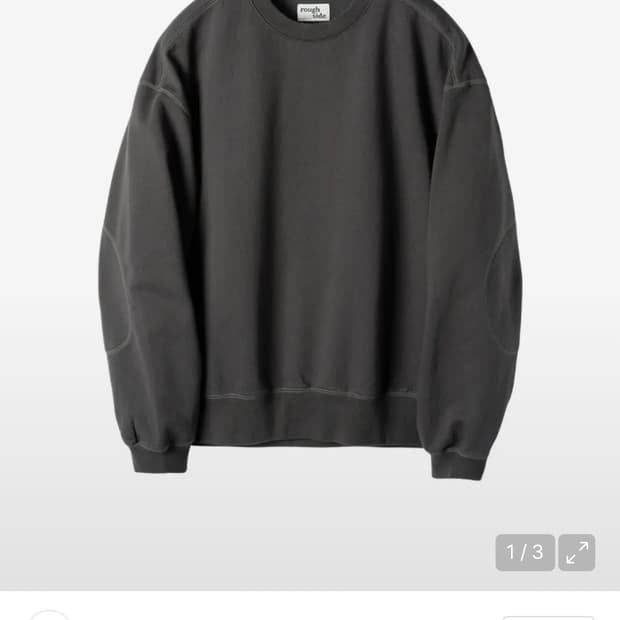 러프사이드 오버사이즈드 스웻셔츠