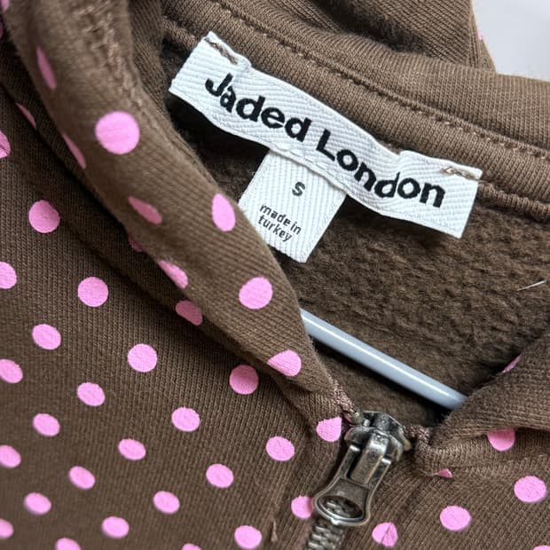 jaded london 후드집업 제이디드런던 도트 후드집업 귀여움!