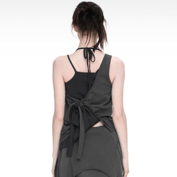 나체 멀티 레이어드 나시탑