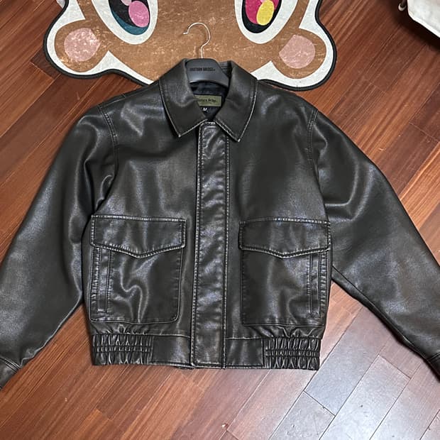 유니폼브릿지 레더 자켓