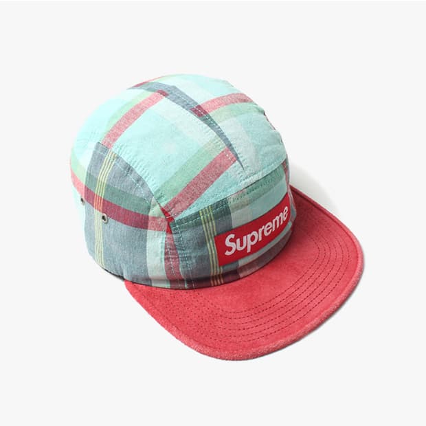 SUPREME "Blue Check Cap"