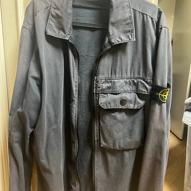 스톤아일랜드 올드이펙트 오버셔츠