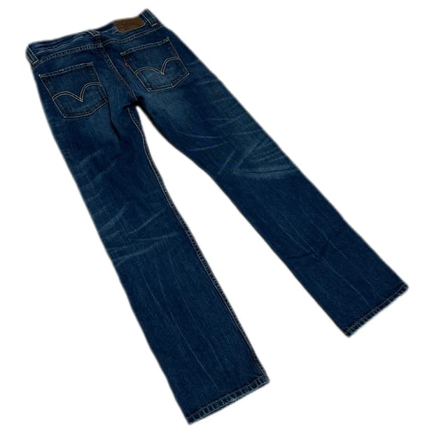 리바이스 523 스트레이트핏 워싱 데님팬츠 W30 L33