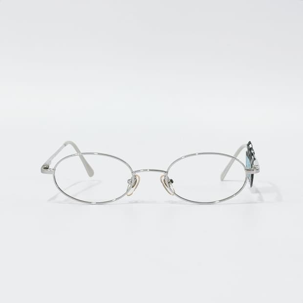 키지클럽 SAMWON 실버 오벌 데드스탁 빈티지안경