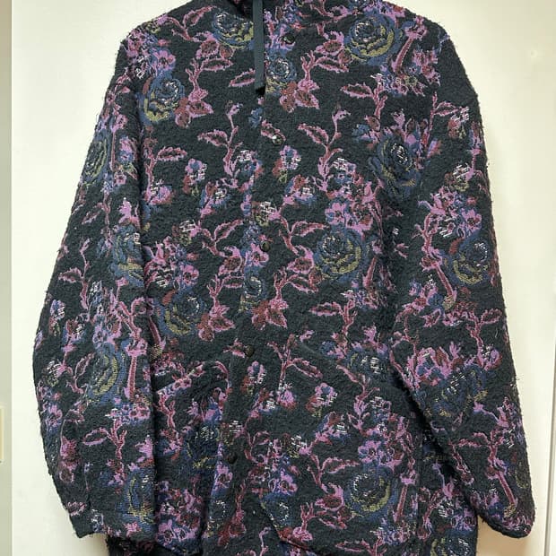 Engineered garments 플로럴 후드코트