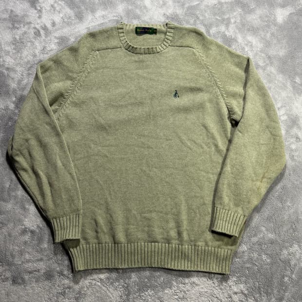 빈폴 올리브 니트