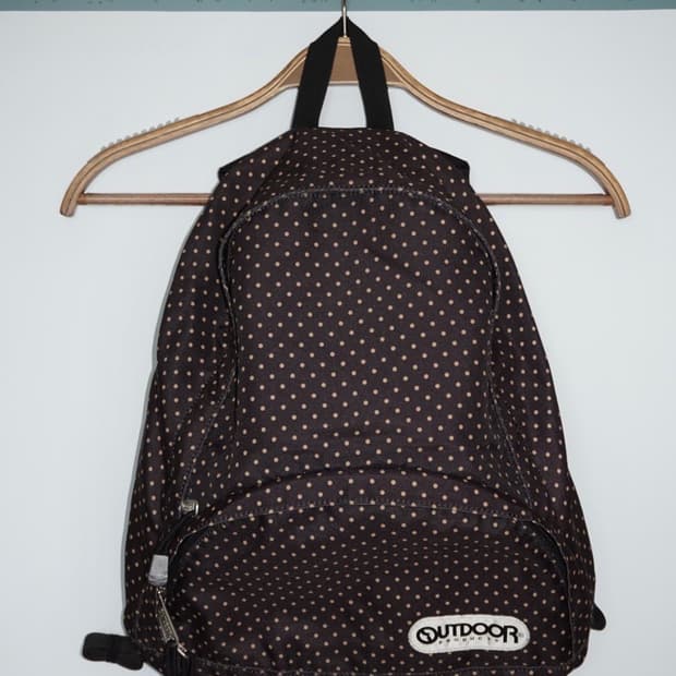 아웃도어 희귀 도트 백팩