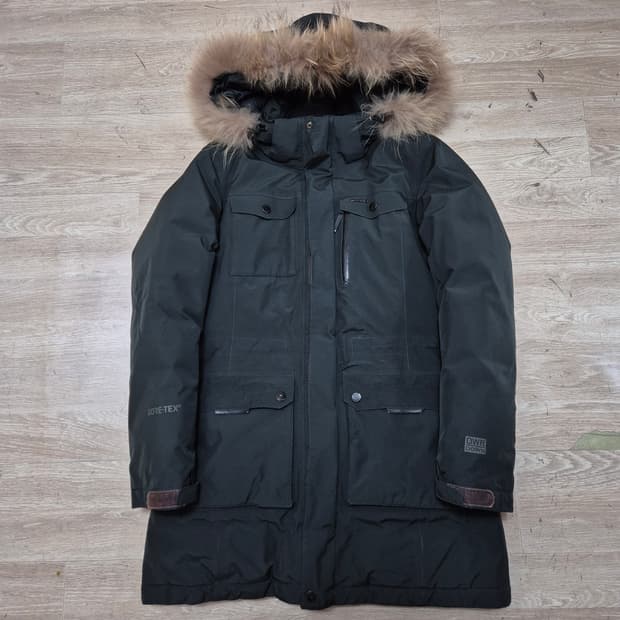 트랙스타 덕다운 퍼후드 고어텍스 롱패딩 S(90)