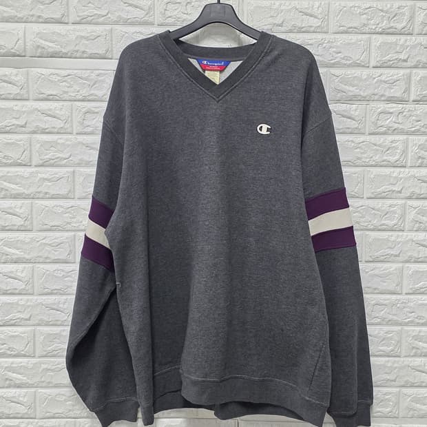 택포_ 챔피온 V넥 맨투맨 2XL 