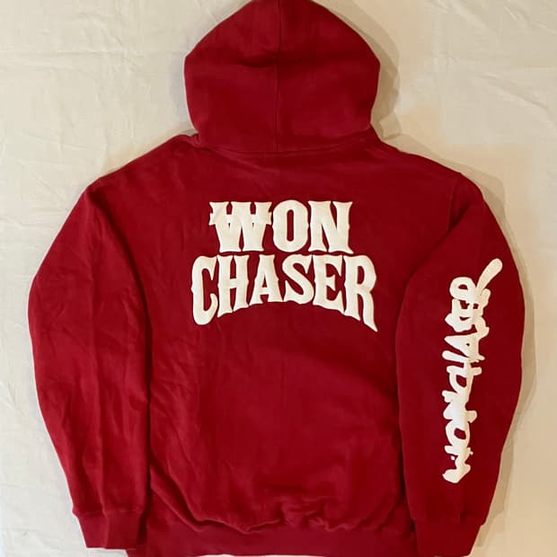 희귀) WON CHASER 원체이서 후드티 레드