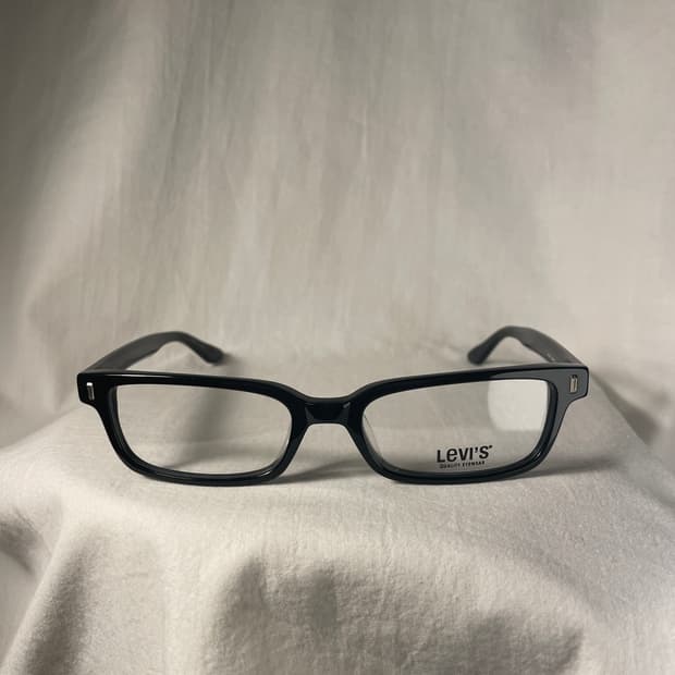 Levi's 리바이스 블랙 라운드스퀘어 뿔테 빈티지 긱시크안경