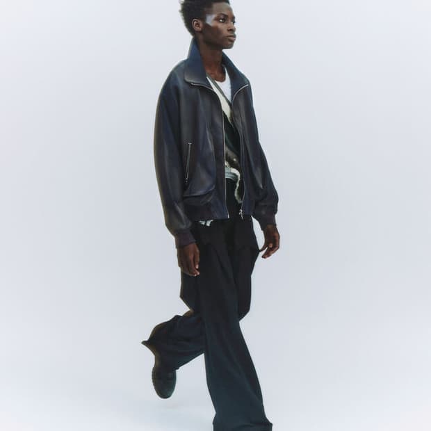 Tailored Wide Trousers in Black