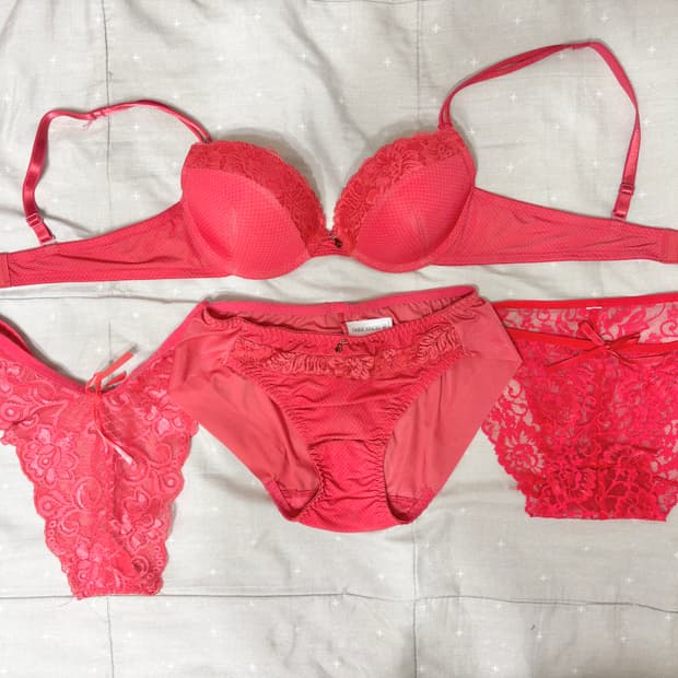 타크엔젤ㅡ 레이스 장식 여성 속옷 세트/섹시 레이스 망사