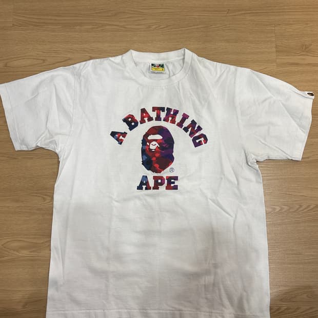 베이프 티셔츠 라지