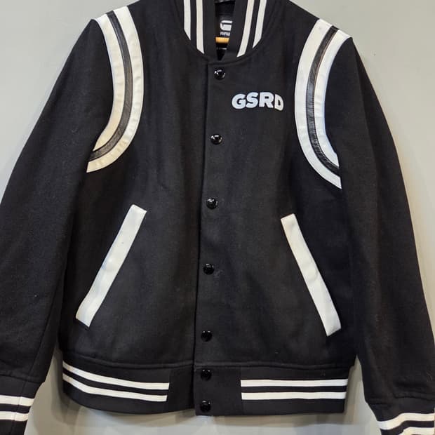 G-STAR RAW 블랙 스타디움 자켓      (특별 할인/S/M/L)