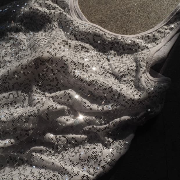 vintage spangle sleeveless 