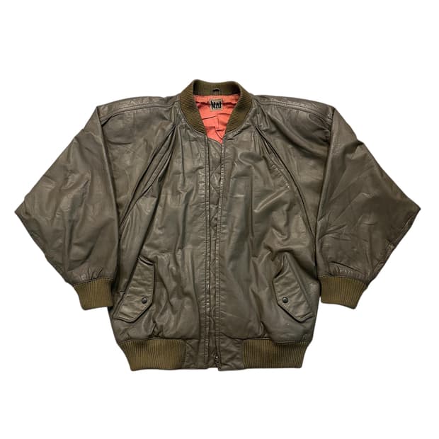 80s 극초기 이세이미야케 HAI 양가죽 자켓