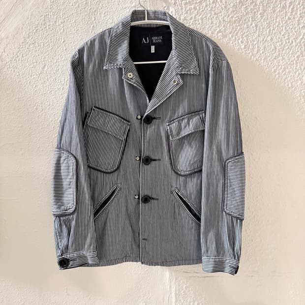 00s armani jeans hickory jacket 50