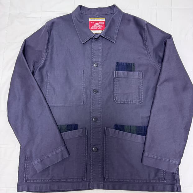 (52,새상품)르몽생미셸 몰스킨 워크 자켓 Seoul Edition 한정