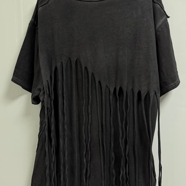 공테잎 0tape 백프린지 반팔