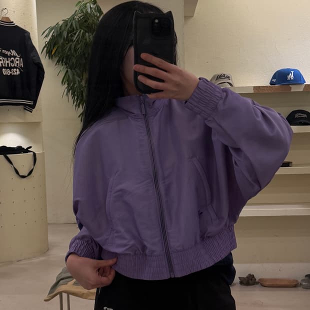 아디다스 크롭 우븐 트랙 바람막이 자켓 U101