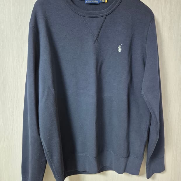 폴로 랄프로렌 네이비 맨투맨  큐알 신형 M 남성 스웻셔츠