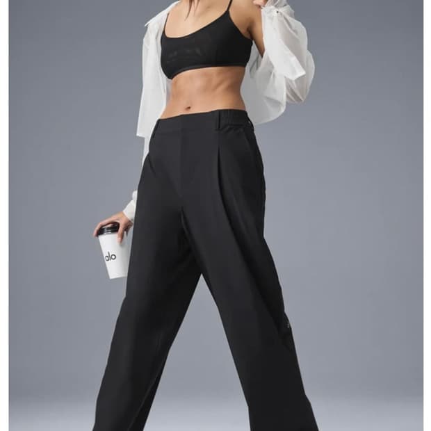 알로 요가 하이 웨이스트 퍼슈트 트라우저