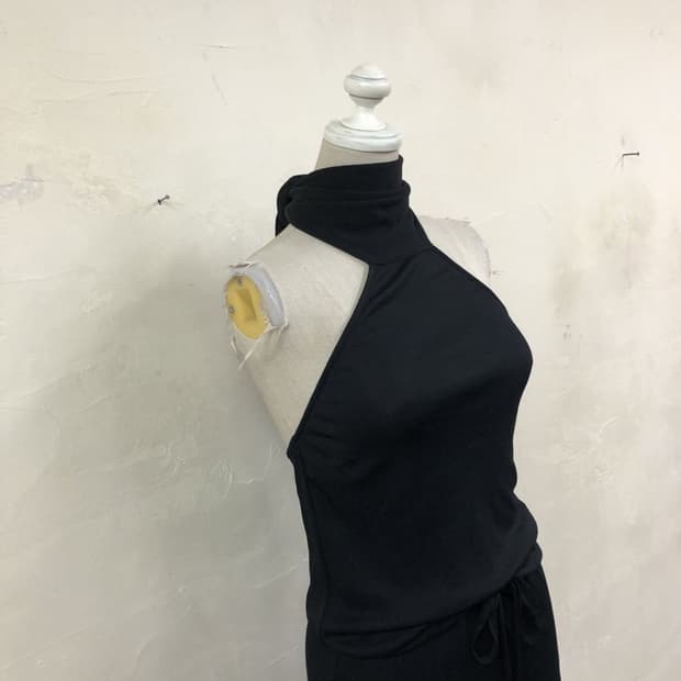 Costume National 오픈백 드레스