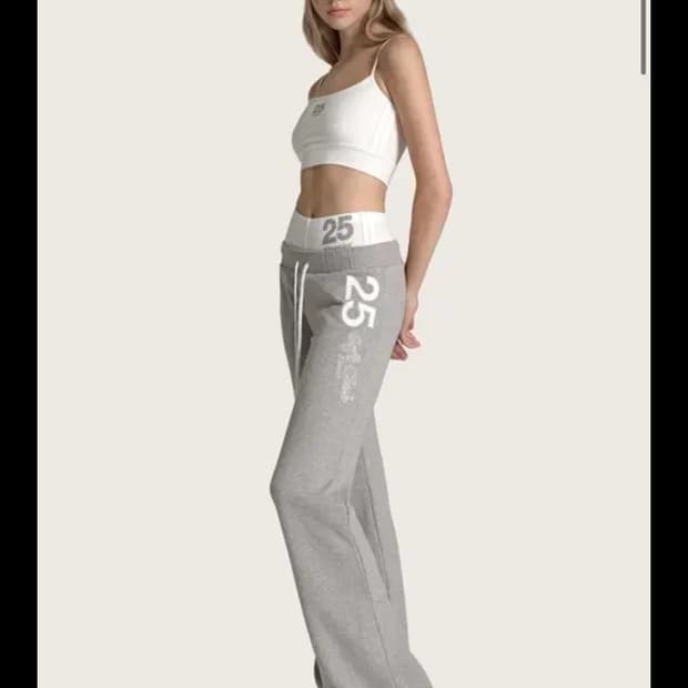 클리시어 25 소프트 클럽 스트레이트 팬츠 그레이