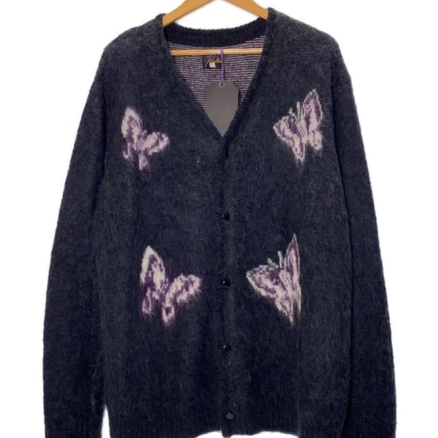 Needles 니들스 모헤어 나비 가디건 L사이즈