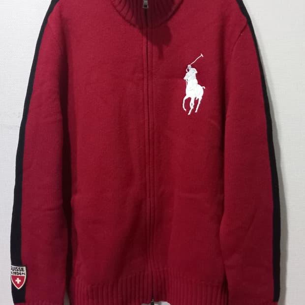 폴로 POLO 스위스 니트집업 100/L