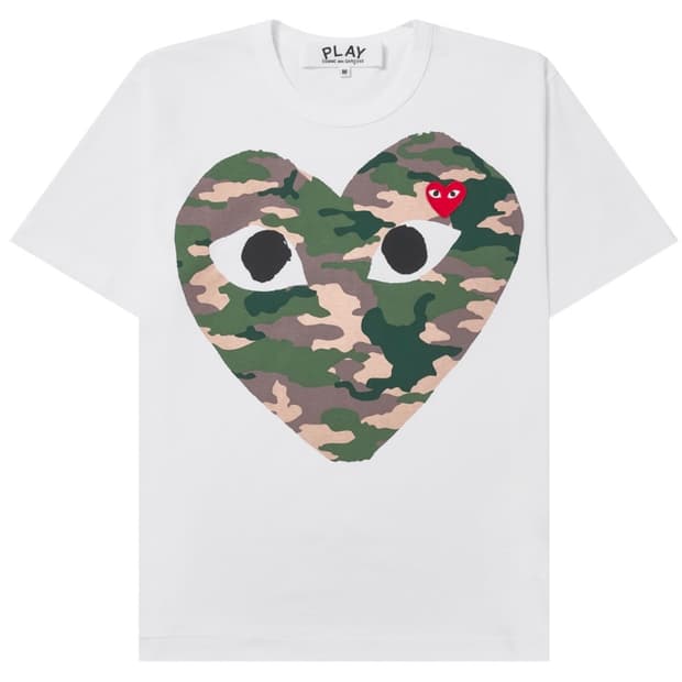 꼼데가르송 카모플라주 반팔티