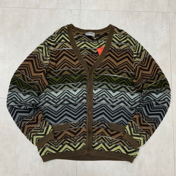 미쏘니 패턴 니트 가디건 #232