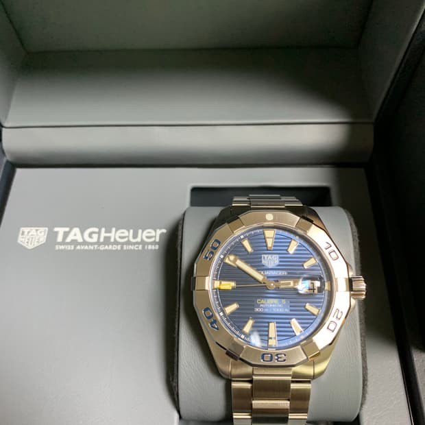 태그호이어 아쿠아레이서 오토 청판