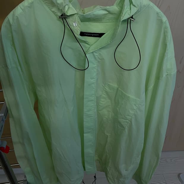 해칭룸 [3]Hooded Shirt Ripstop Neon