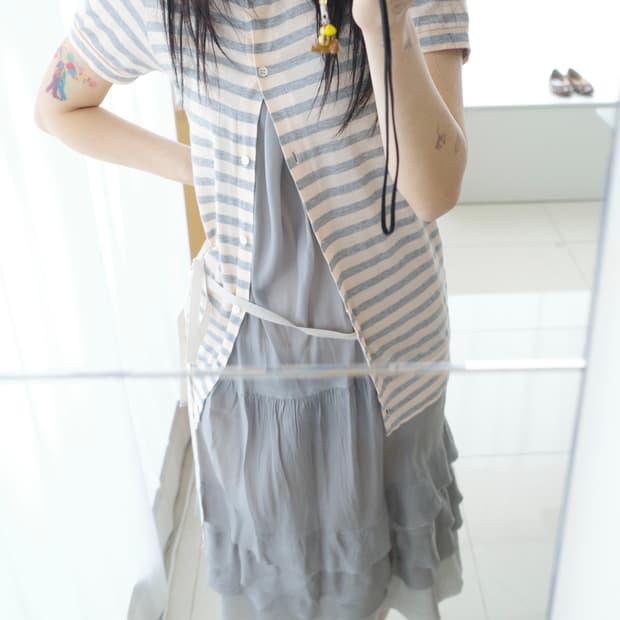 2012ss Cadigan docking dress