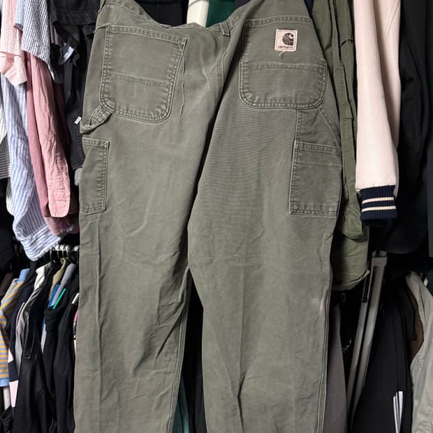 칼하트 카고 팬츠 카키색