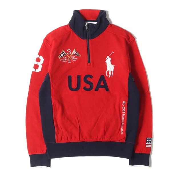 폴로 빅포니 USA 하프집업