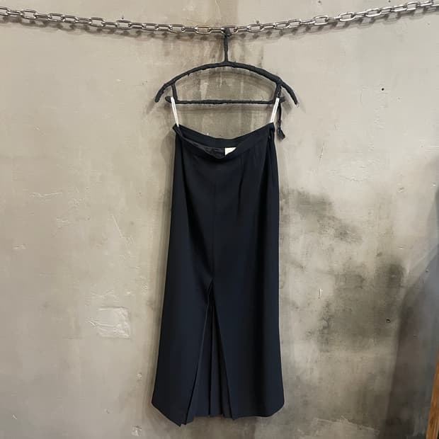 지방시 프론트 플리츠 와이드 스커트