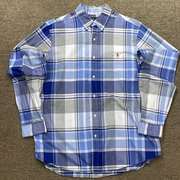 (XL) POLO 폴로 랄프로렌 체크 셔츠 클래식 핏