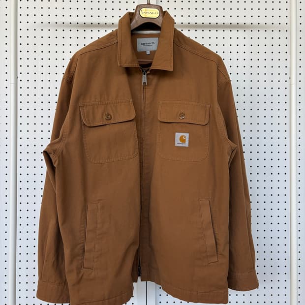 칼하트 파커 셔츠 자켓 브라운 L